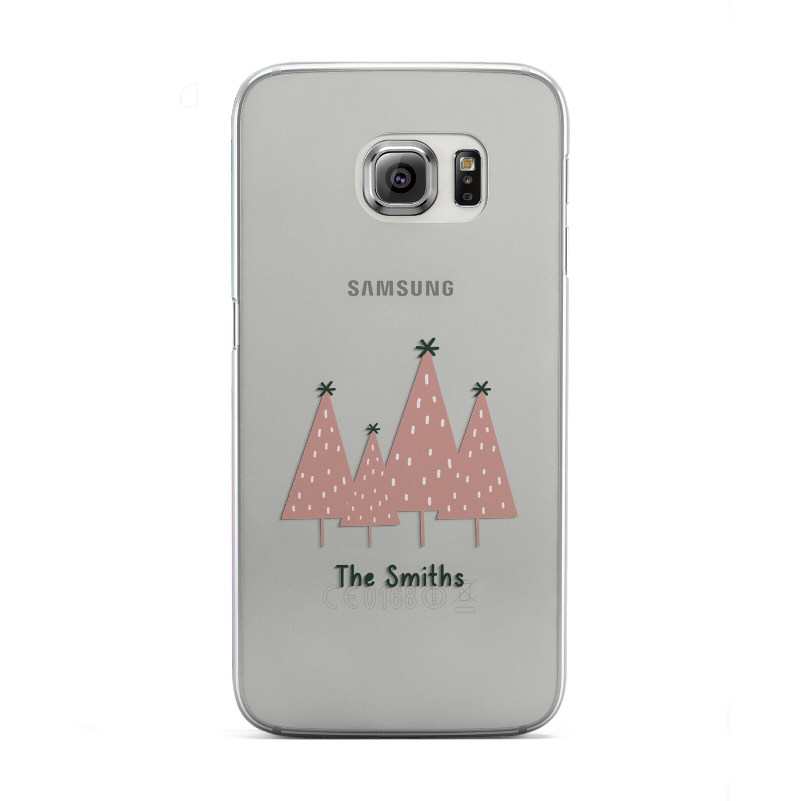 Contemporary Christmas Personalised Samsung Galaxy S6 Edge Case