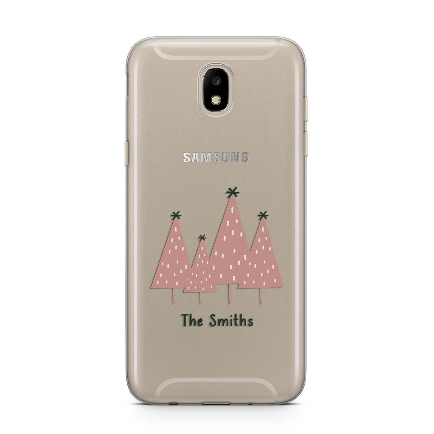 Contemporary Christmas Personalised Samsung J5 2017 Case