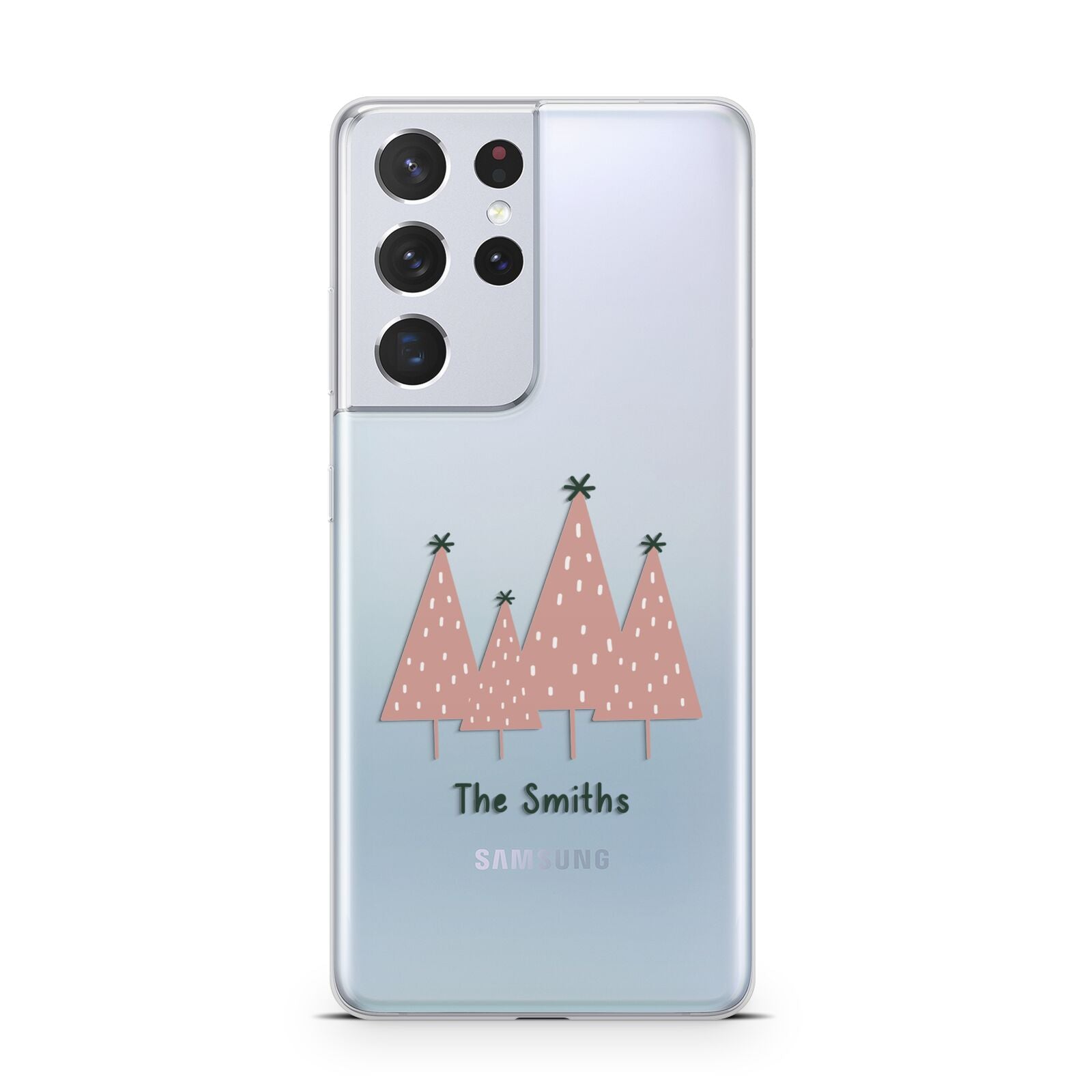 Contemporary Christmas Personalised Samsung S21 Ultra Case