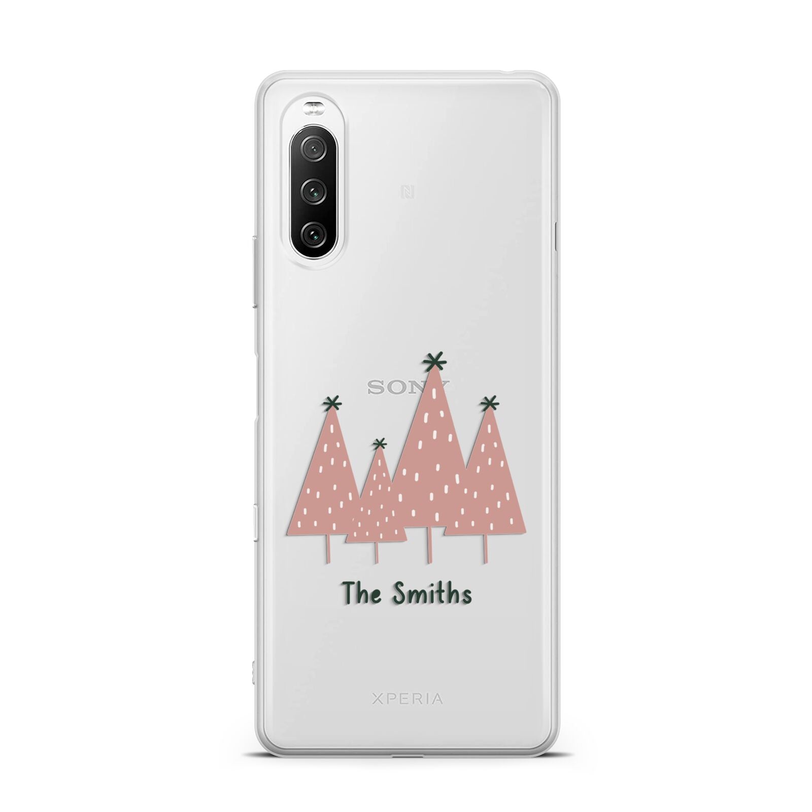 Contemporary Christmas Personalised Sony Xperia 10 III Case