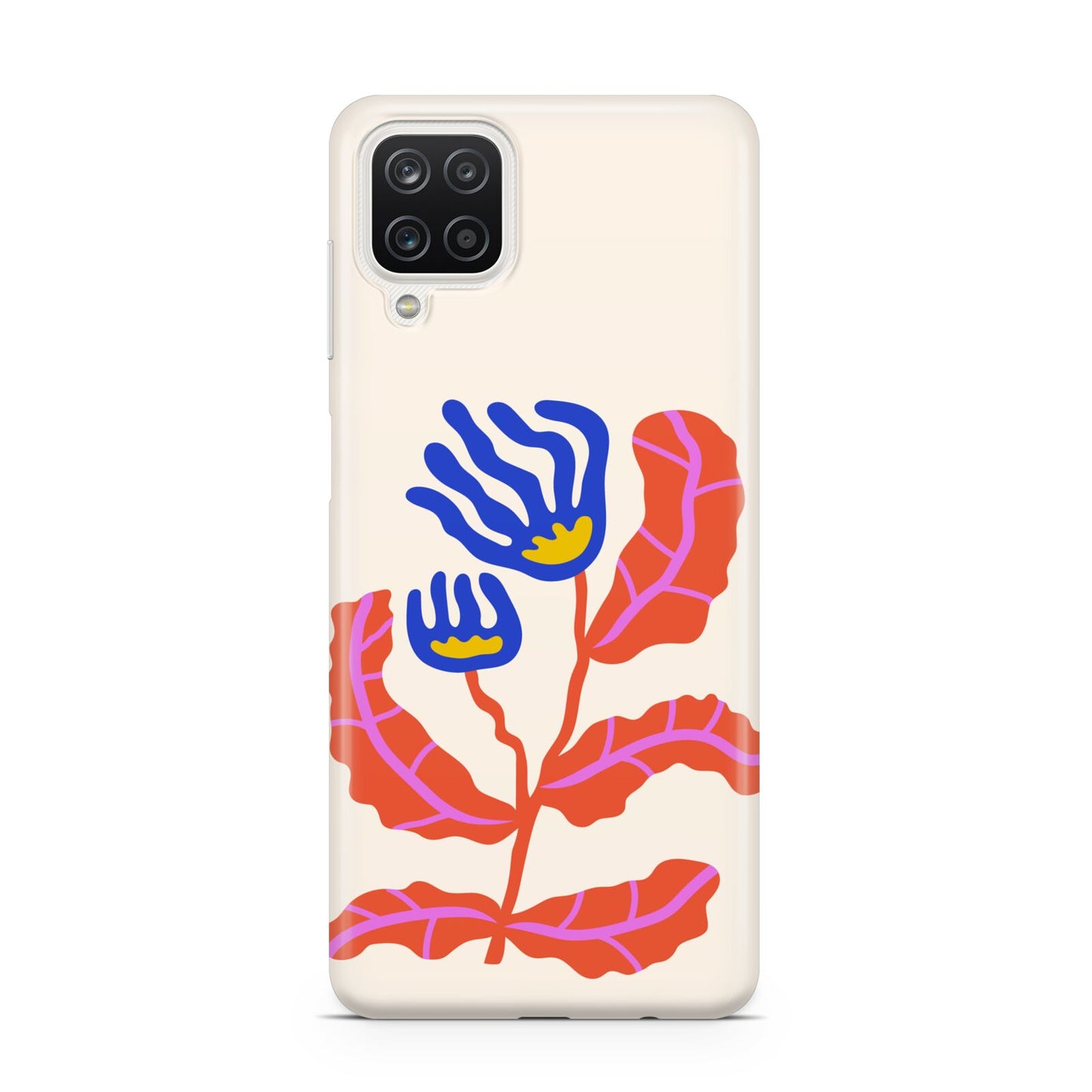 Contemporary Floral Samsung A12 Case