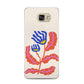 Contemporary Floral Samsung Galaxy A5 2016 Case on gold phone