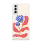Contemporary Floral Samsung S21 Plus Phone Case