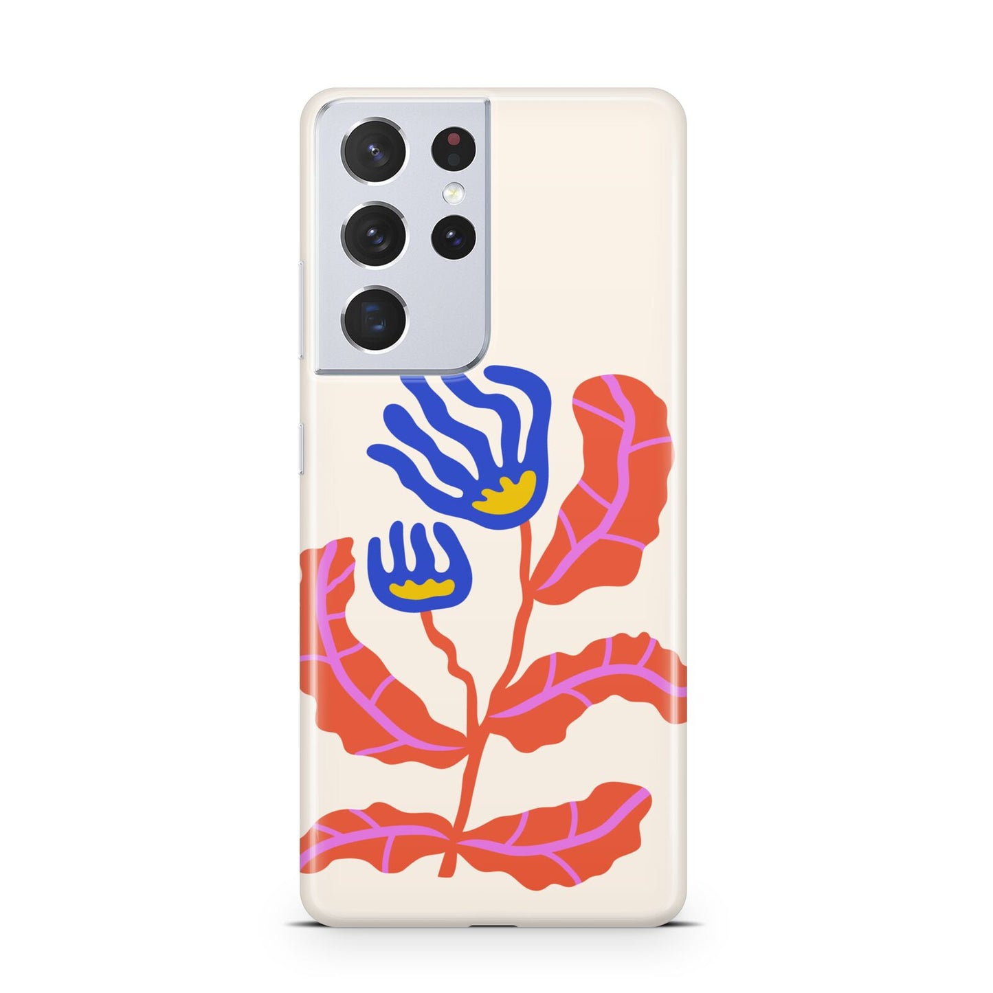 Contemporary Floral Samsung S21 Ultra Case