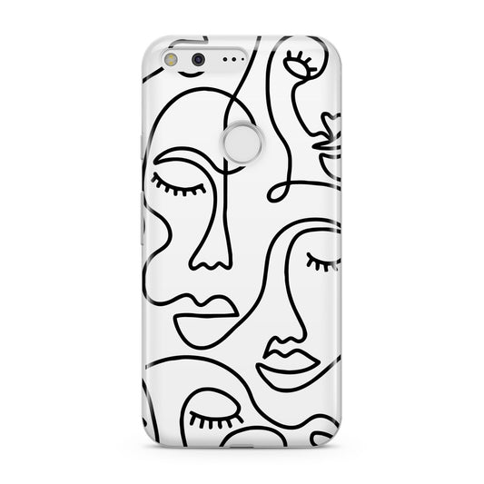 Continuous Abstract Face Google Pixel Case