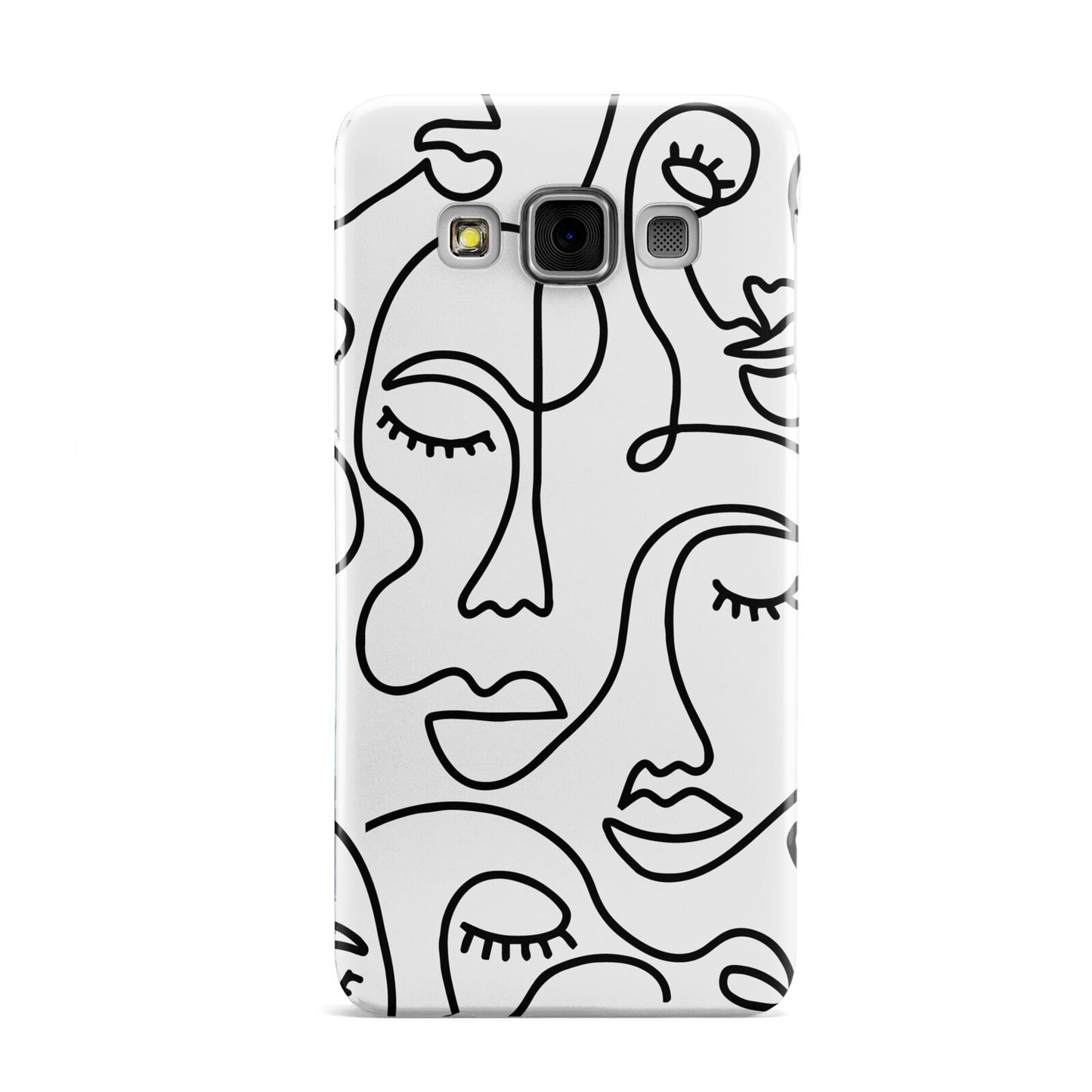 Continuous Abstract Face Samsung Galaxy A3 Case