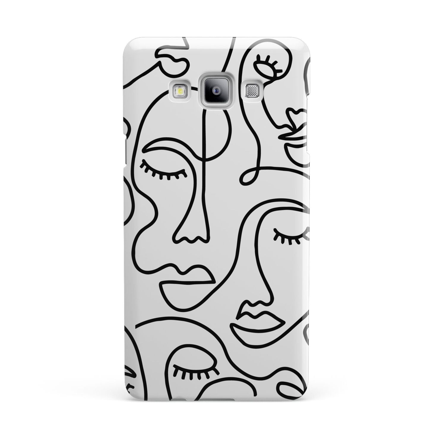 Continuous Abstract Face Samsung Galaxy A7 2015 Case