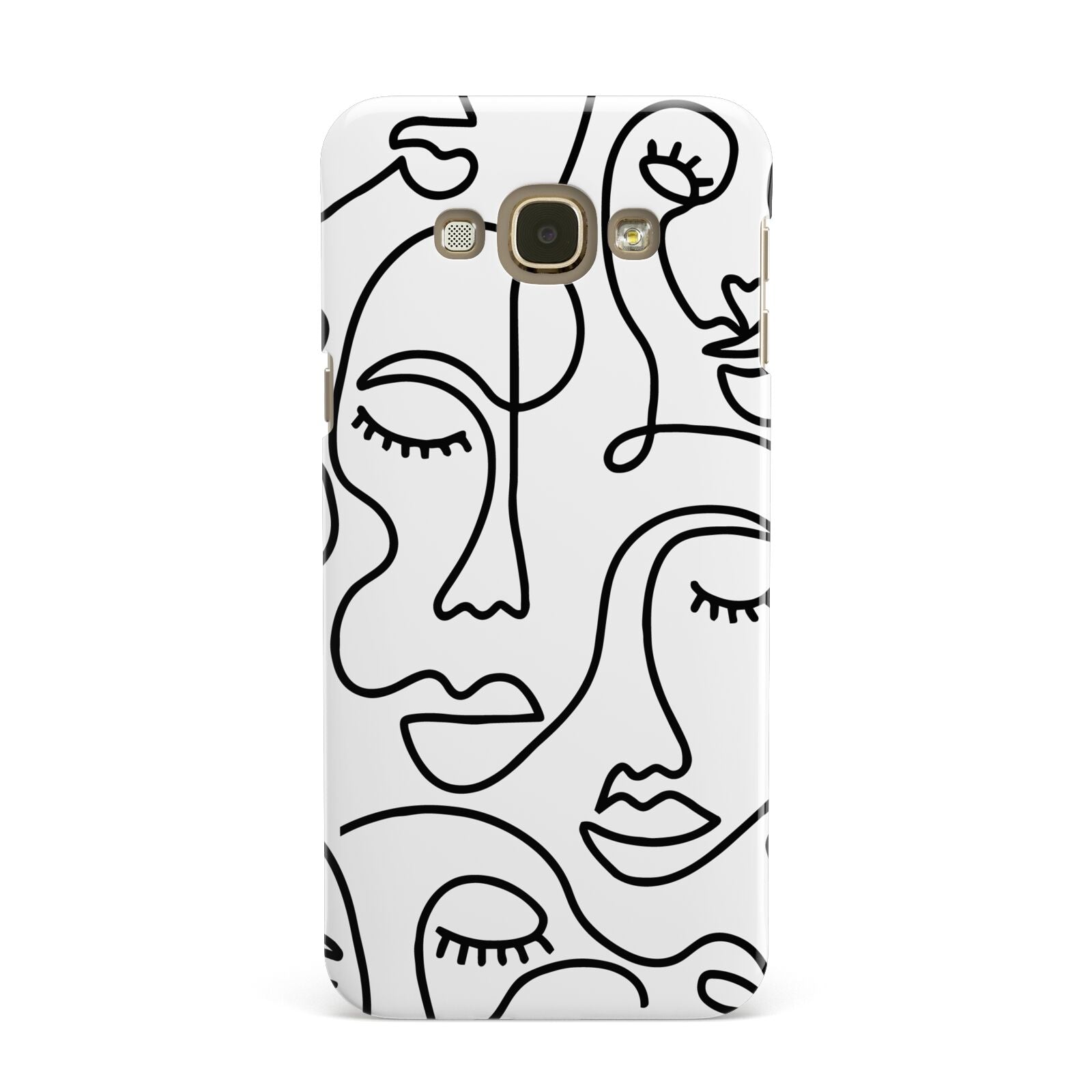 Continuous Abstract Face Samsung Galaxy A8 Case