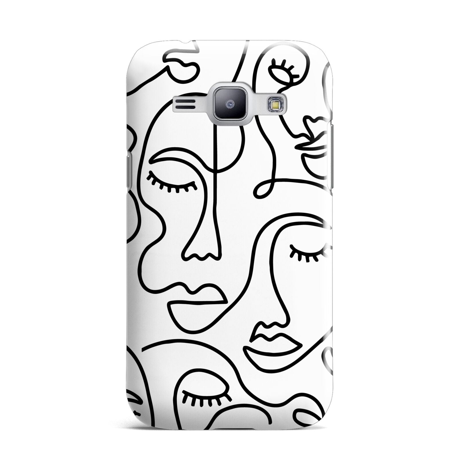 Continuous Abstract Face Samsung Galaxy J1 2015 Case