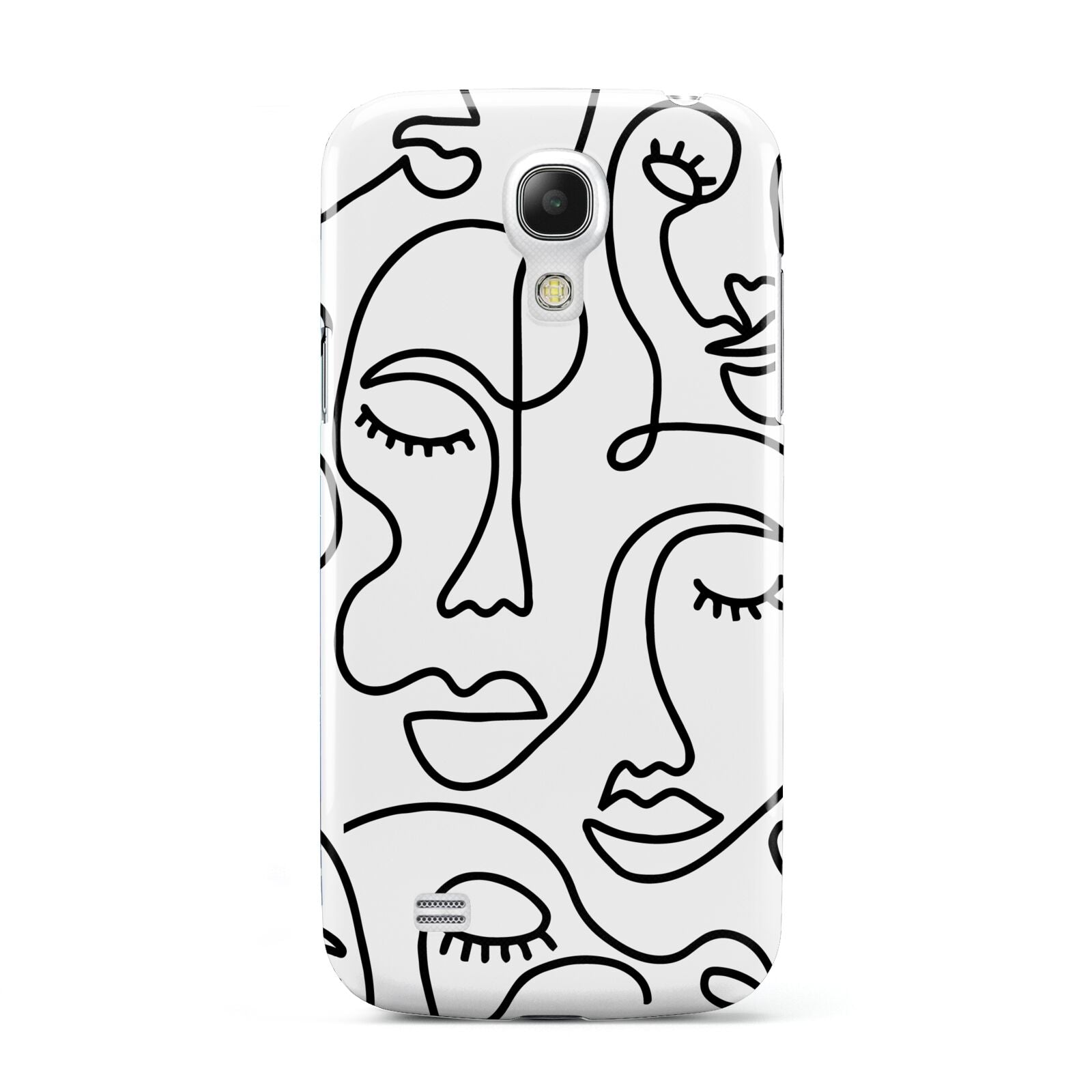 Continuous Abstract Face Samsung Galaxy S4 Mini Case