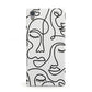 Continuous Abstract Face Sony Xperia Case