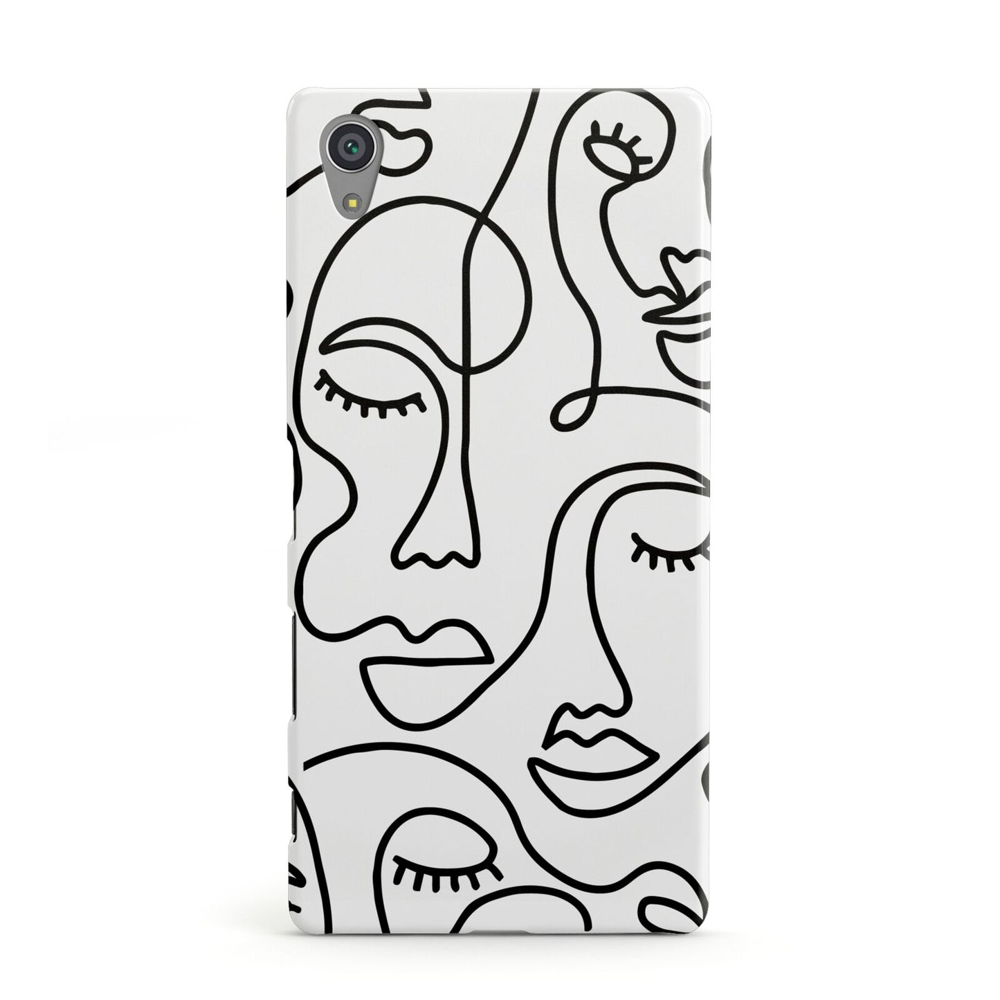 Continuous Abstract Face Sony Xperia Case