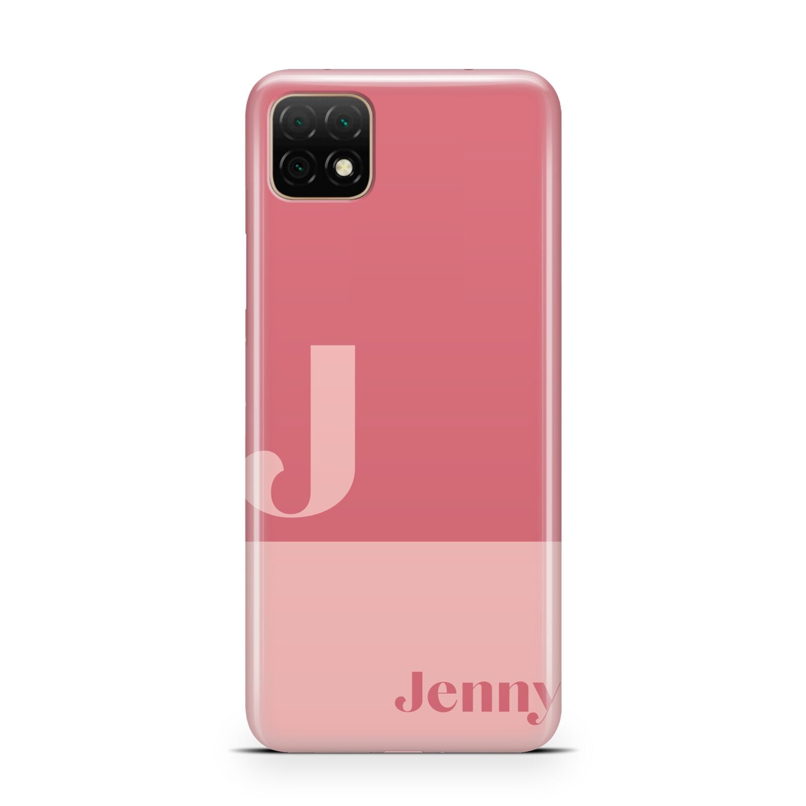 Contrast Personalised Pink Huawei Enjoy 20 Phone Case