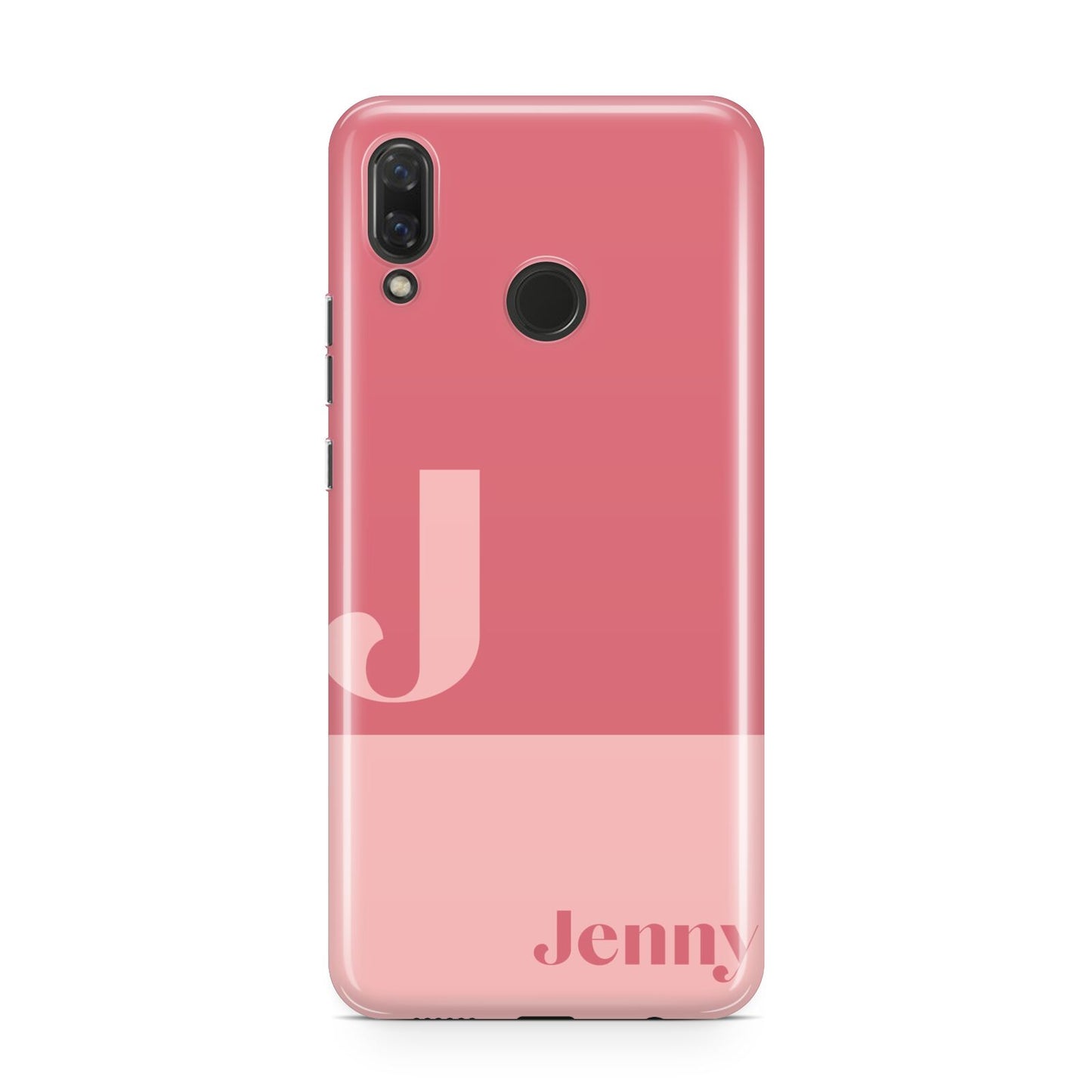 Contrast Personalised Pink Huawei Nova 3 Phone Case