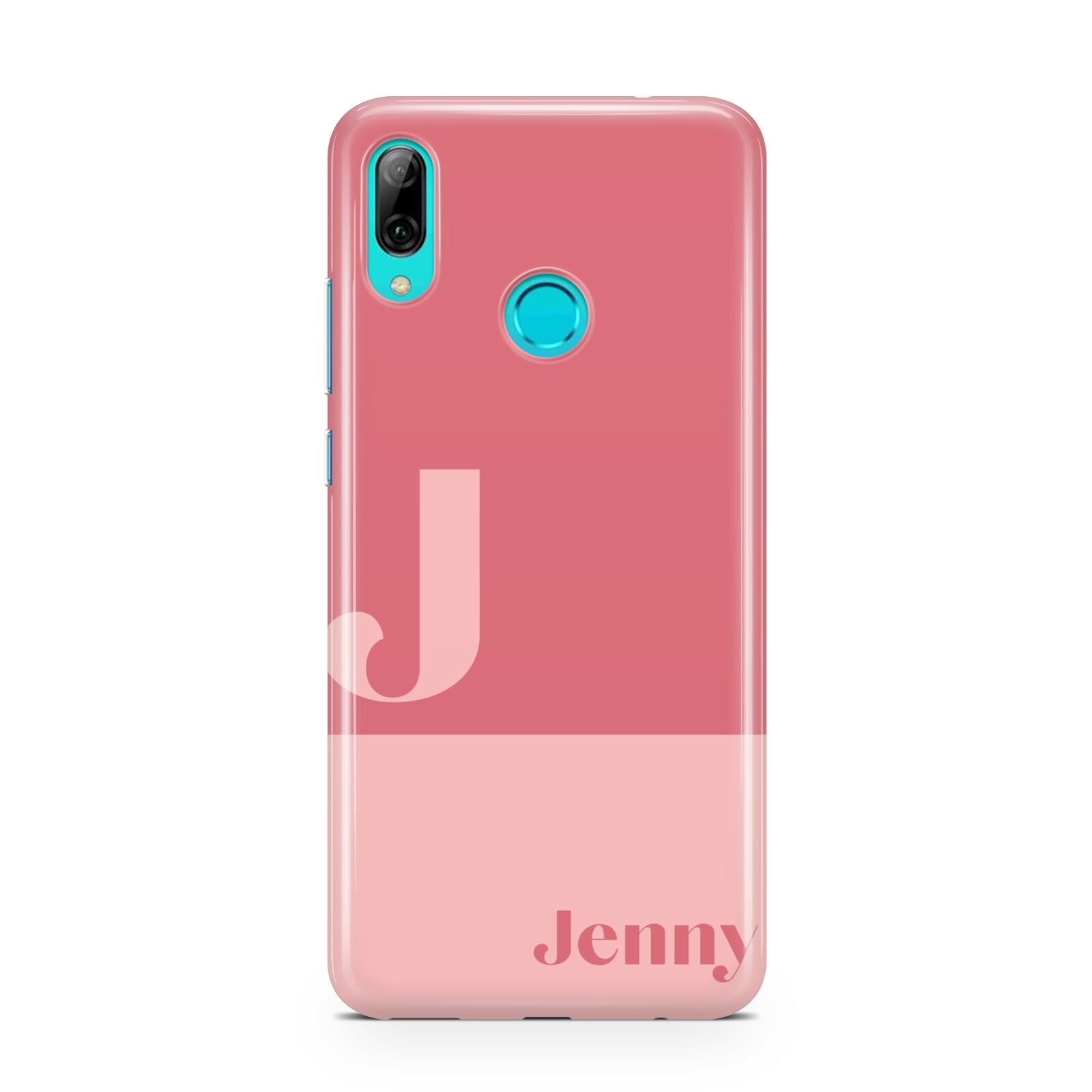 Contrast Personalised Pink Huawei P Smart 2019 Case