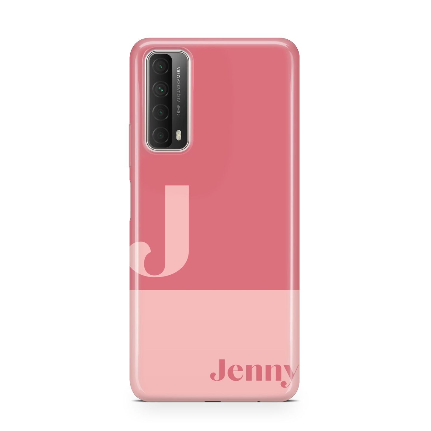 Contrast Personalised Pink Huawei P Smart 2021