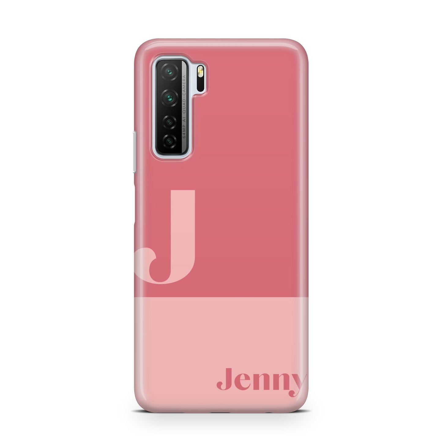 Contrast Personalised Pink Huawei P40 Lite 5G Phone Case