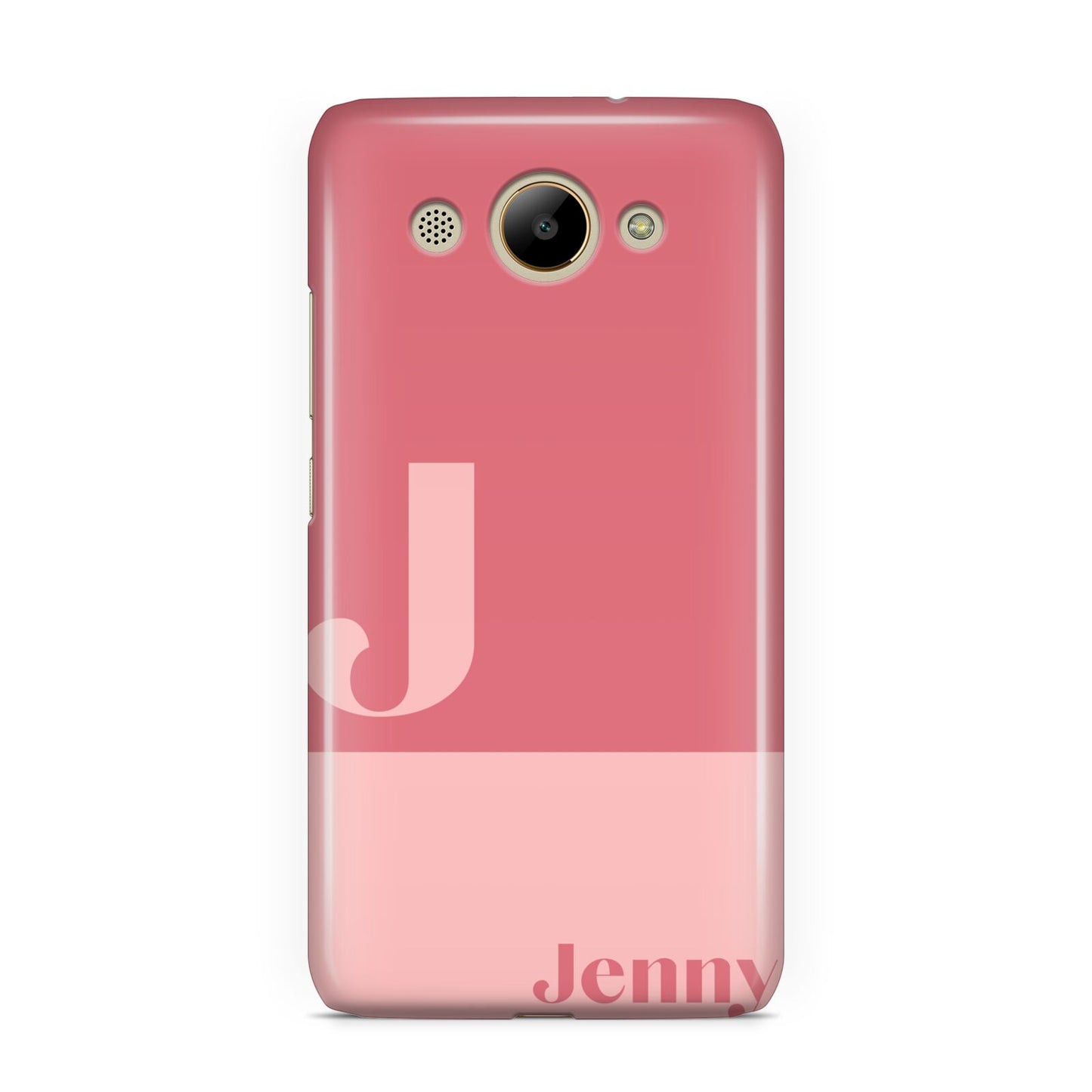 Contrast Personalised Pink Huawei Y3 2017