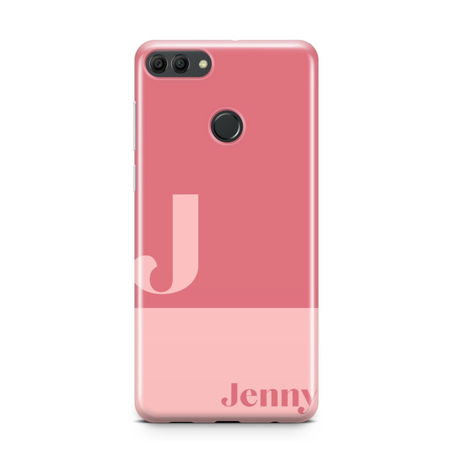 Contrast Personalised Pink Huawei Y9 2018