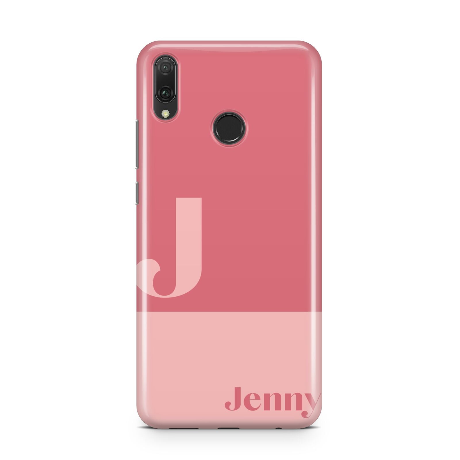 Contrast Personalised Pink Huawei Y9 2019