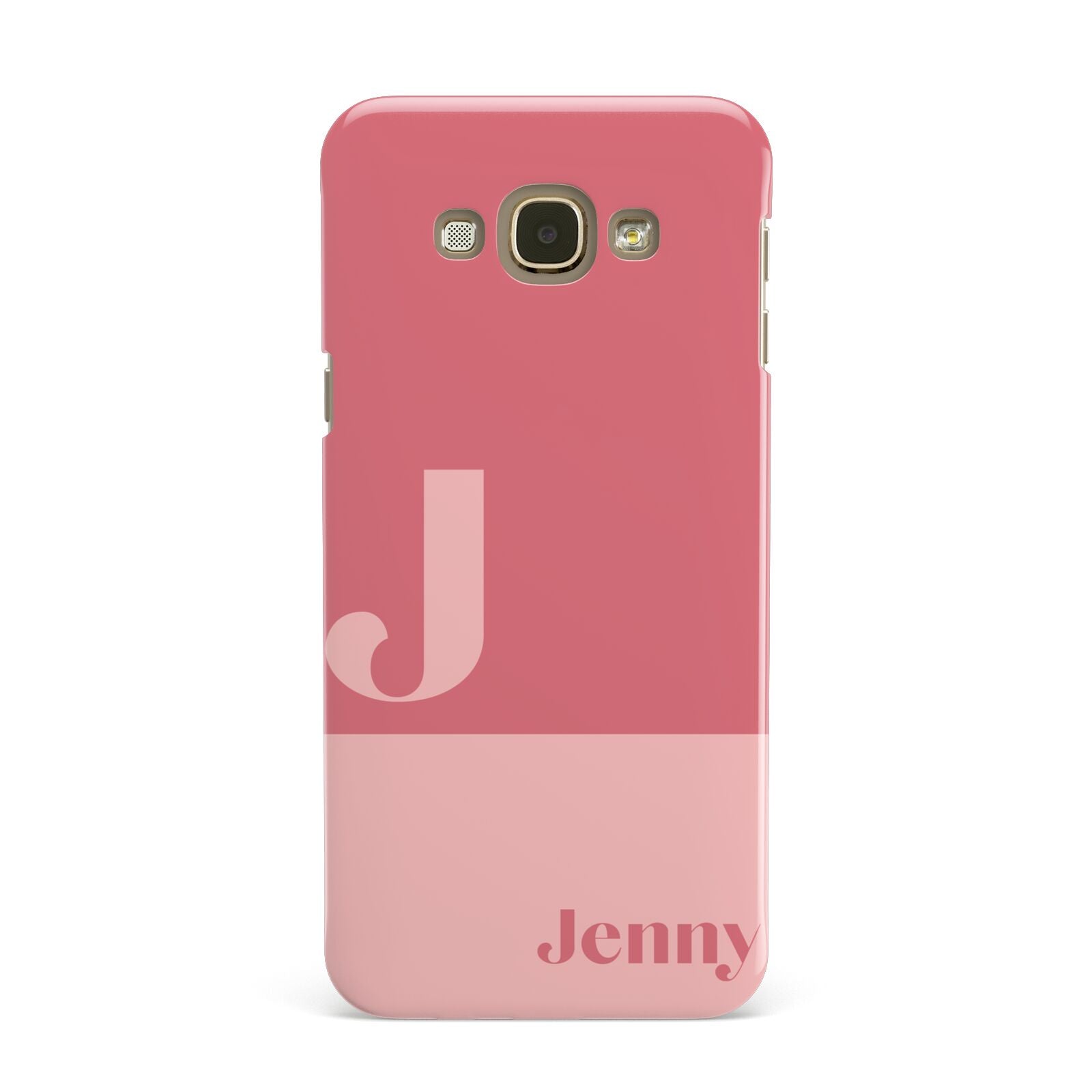 Contrast Personalised Pink Samsung Galaxy A8 Case