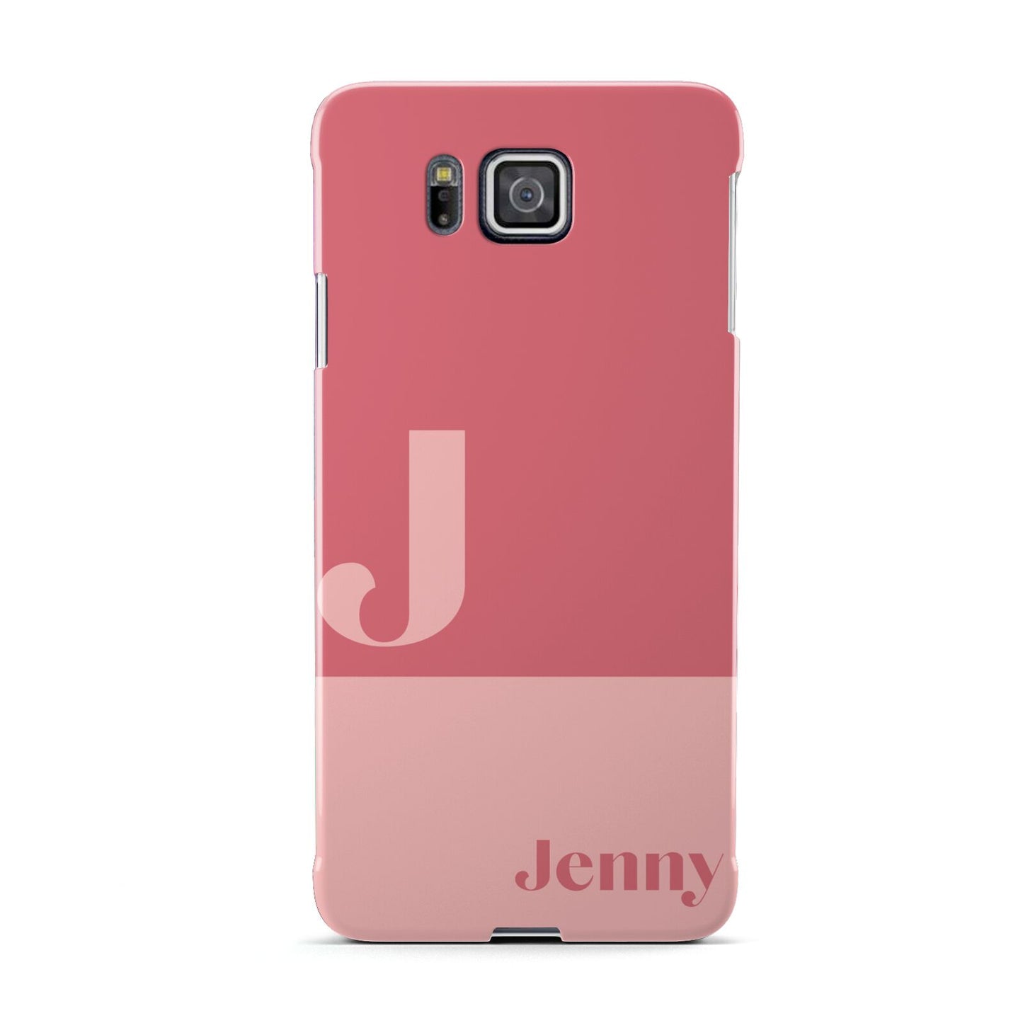 Contrast Personalised Pink Samsung Galaxy Alpha Case