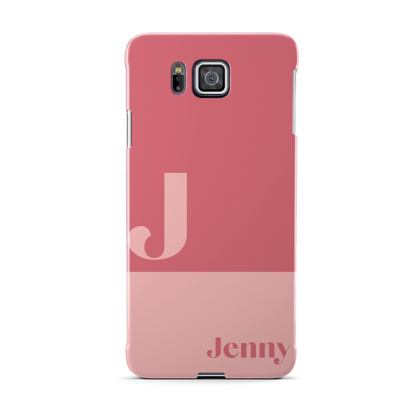 Contrast Personalised Pink Samsung Galaxy Alpha Case