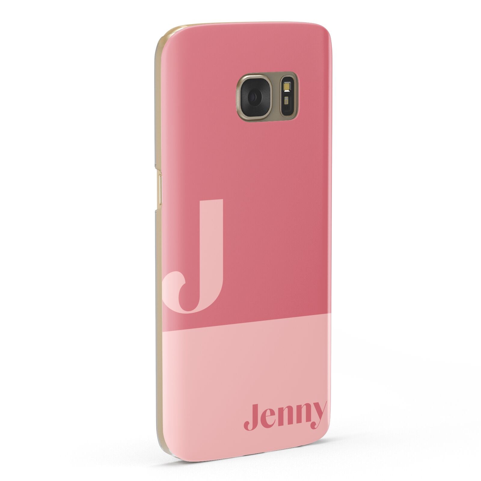 Contrast Personalised Pink Samsung Galaxy Case Fourty Five Degrees