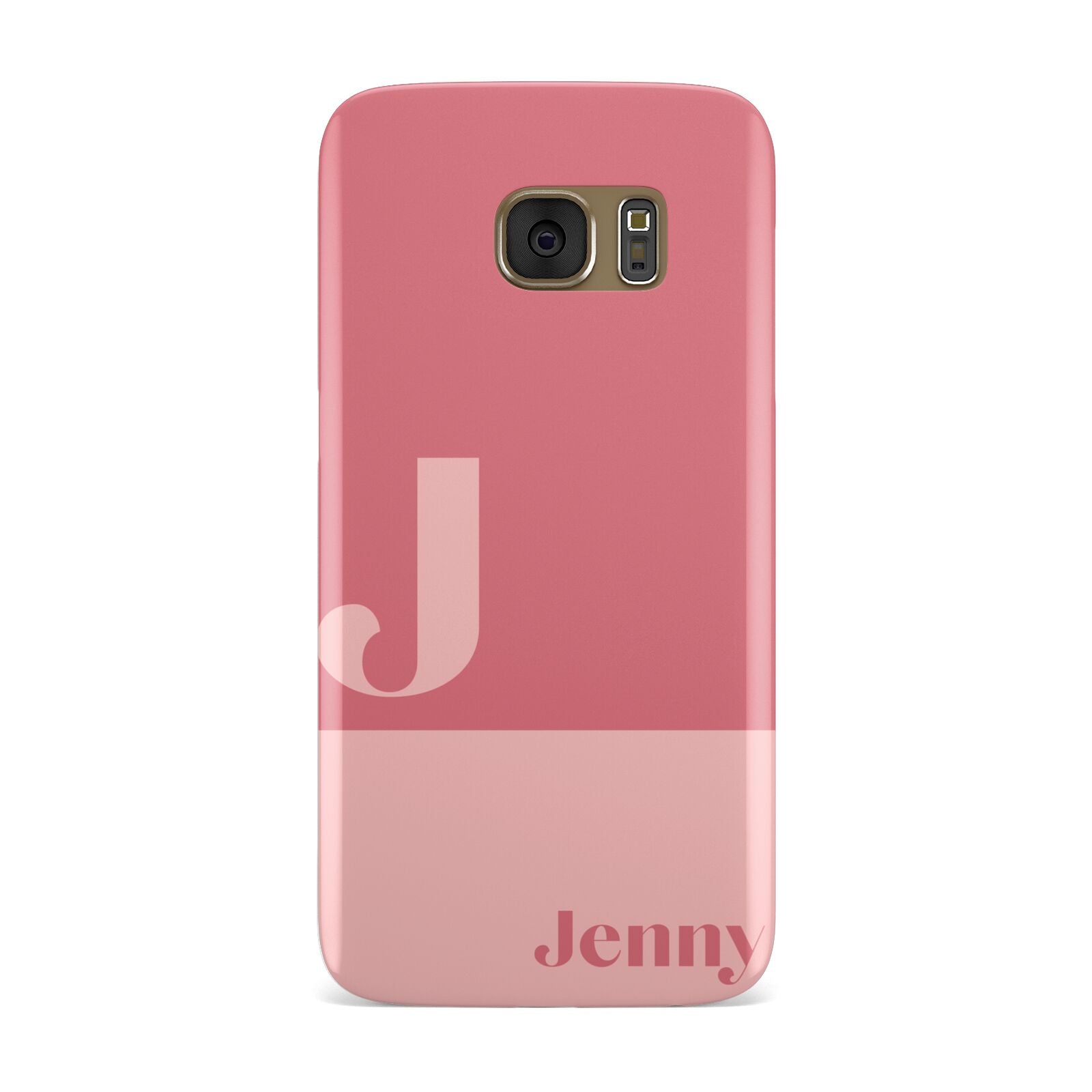 Contrast Personalised Pink Samsung Galaxy Case