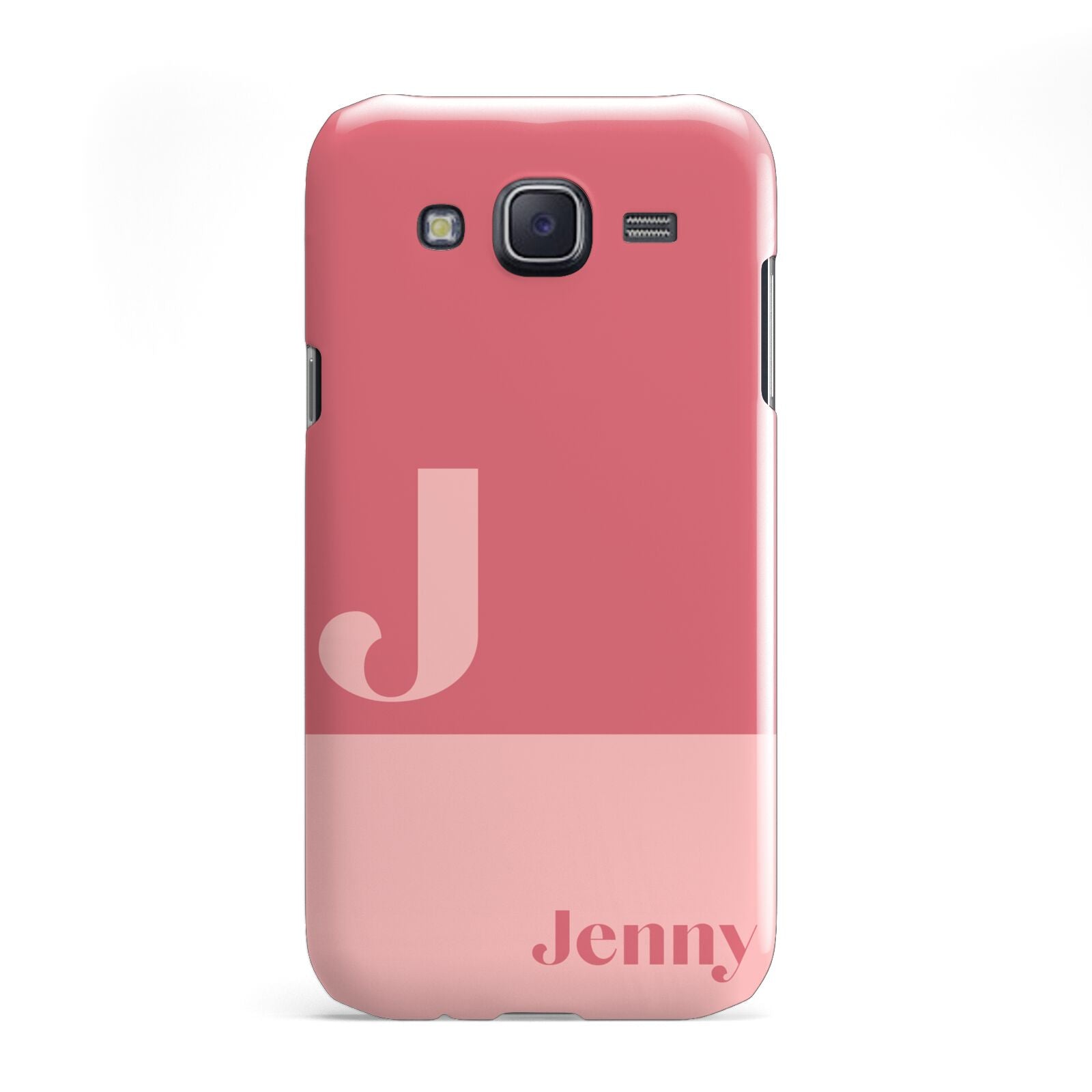 Contrast Personalised Pink Samsung Galaxy J5 Case