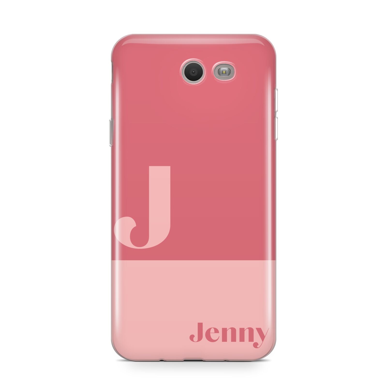 Contrast Personalised Pink Samsung Galaxy J7 2017 Case