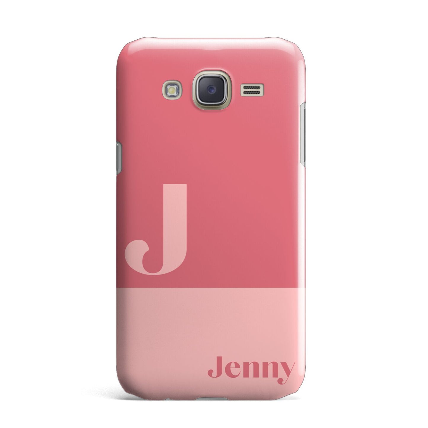 Contrast Personalised Pink Samsung Galaxy J7 Case