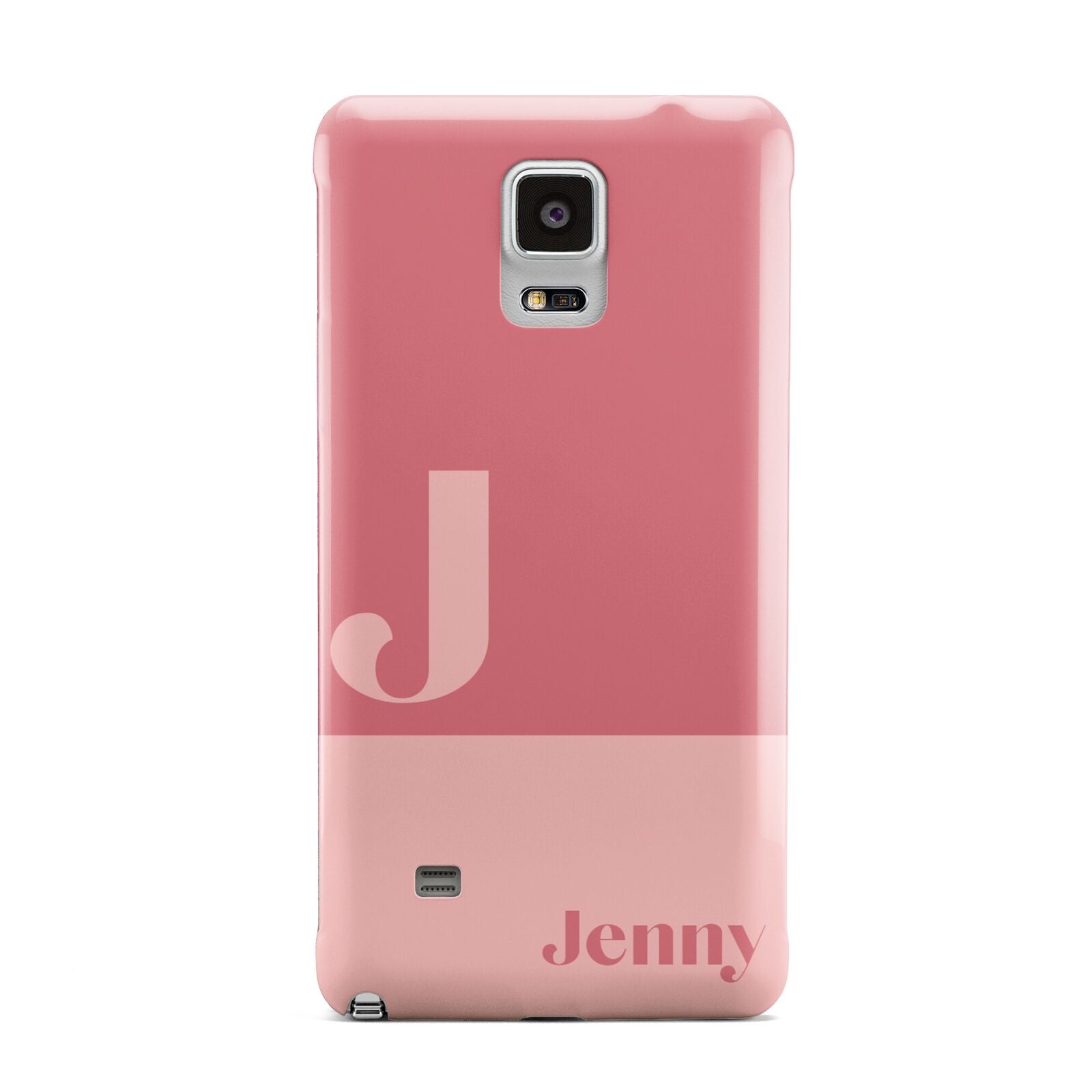 Contrast Personalised Pink Samsung Galaxy Note 4 Case