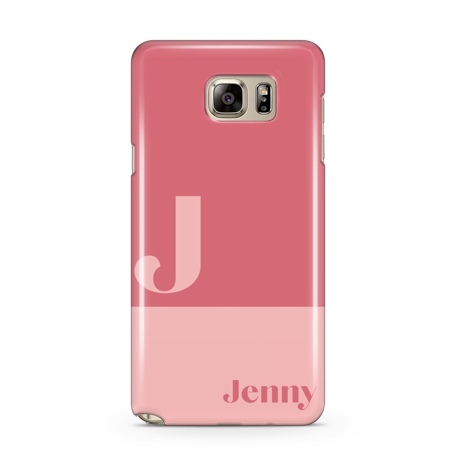 Contrast Personalised Pink Samsung Galaxy Note 5 Case