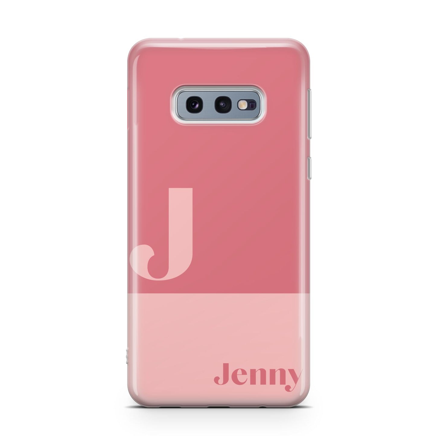 Contrast Personalised Pink Samsung Galaxy S10E Case