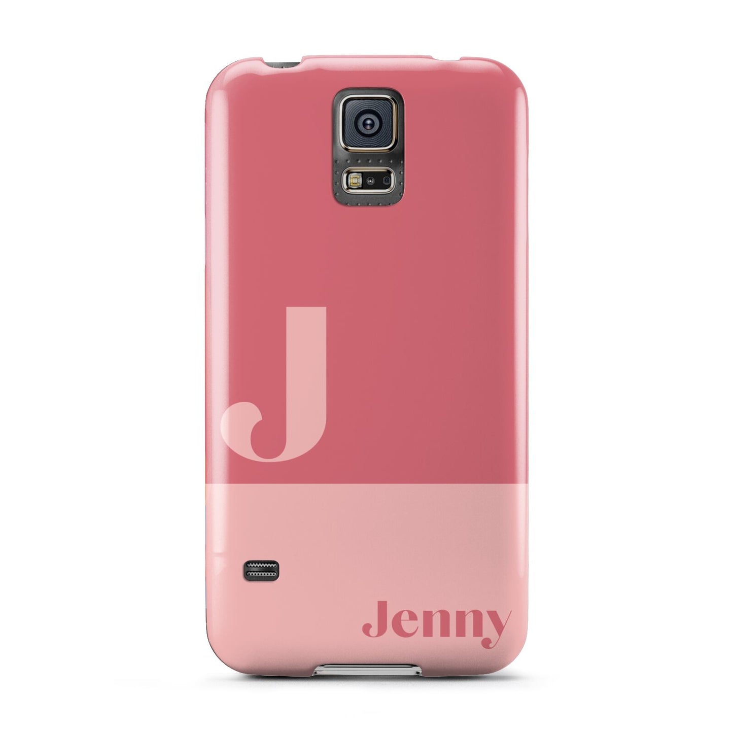 Contrast Personalised Pink Samsung Galaxy S5 Case