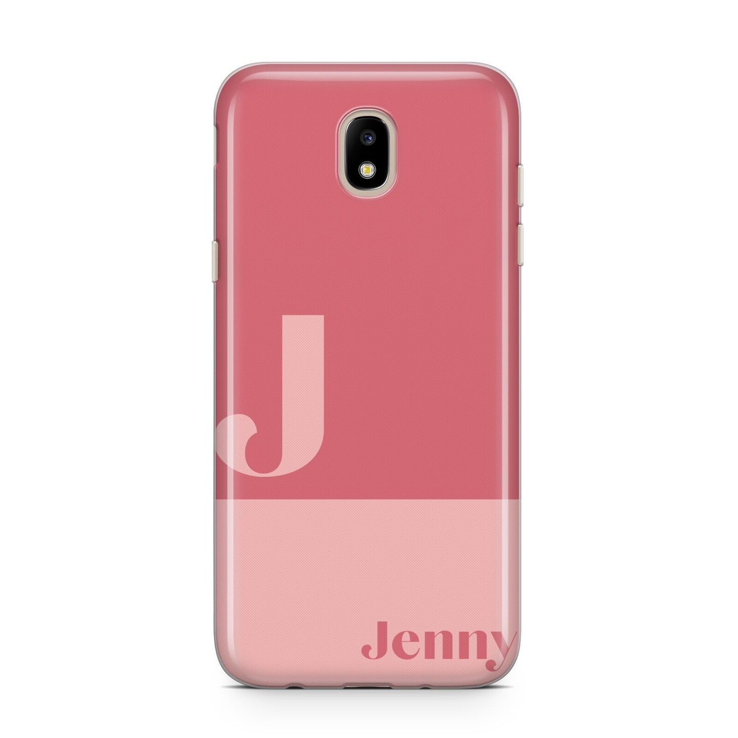 Contrast Personalised Pink Samsung J5 2017 Case