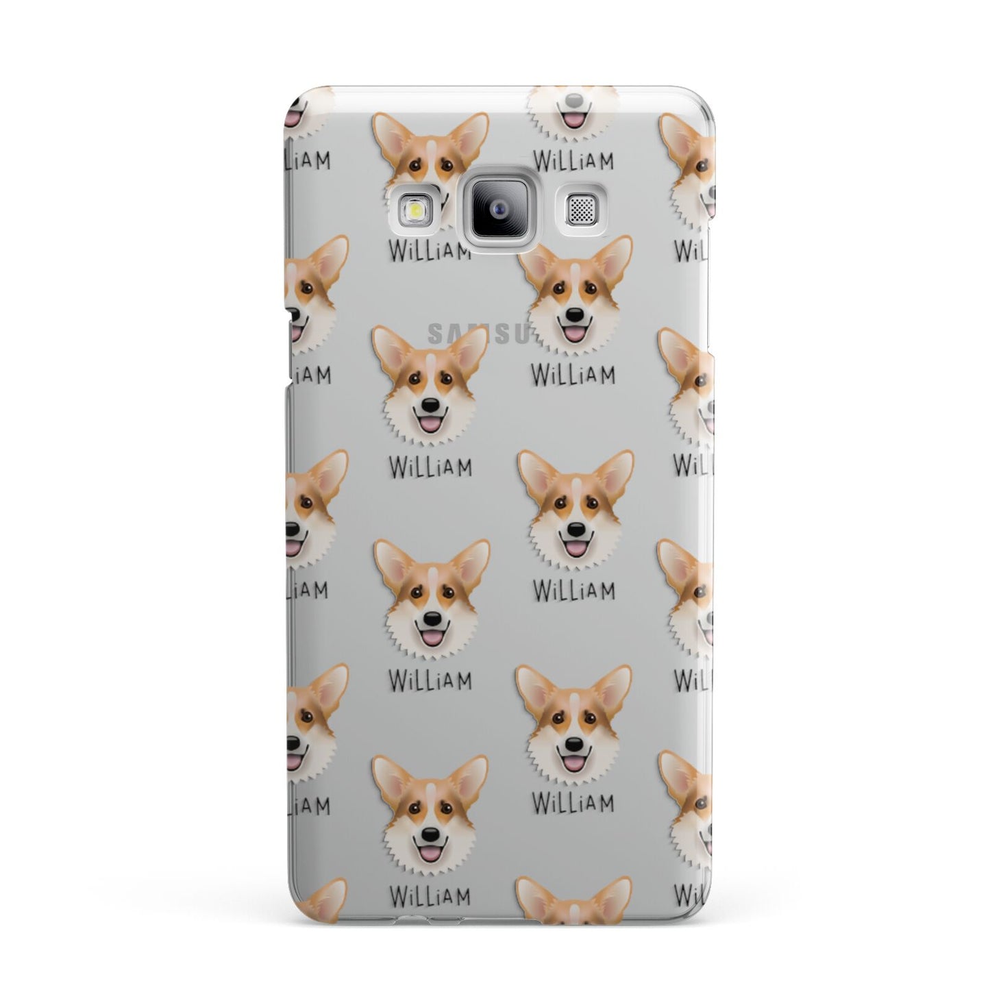 Corgi Icon with Name Samsung Galaxy A7 2015 Case