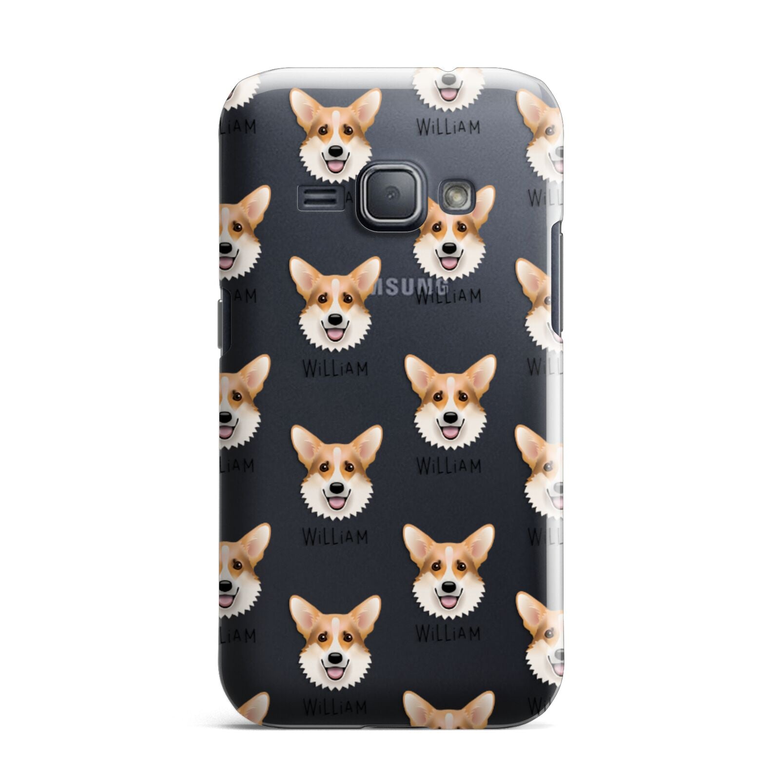 Corgi Icon with Name Samsung Galaxy J1 2016 Case