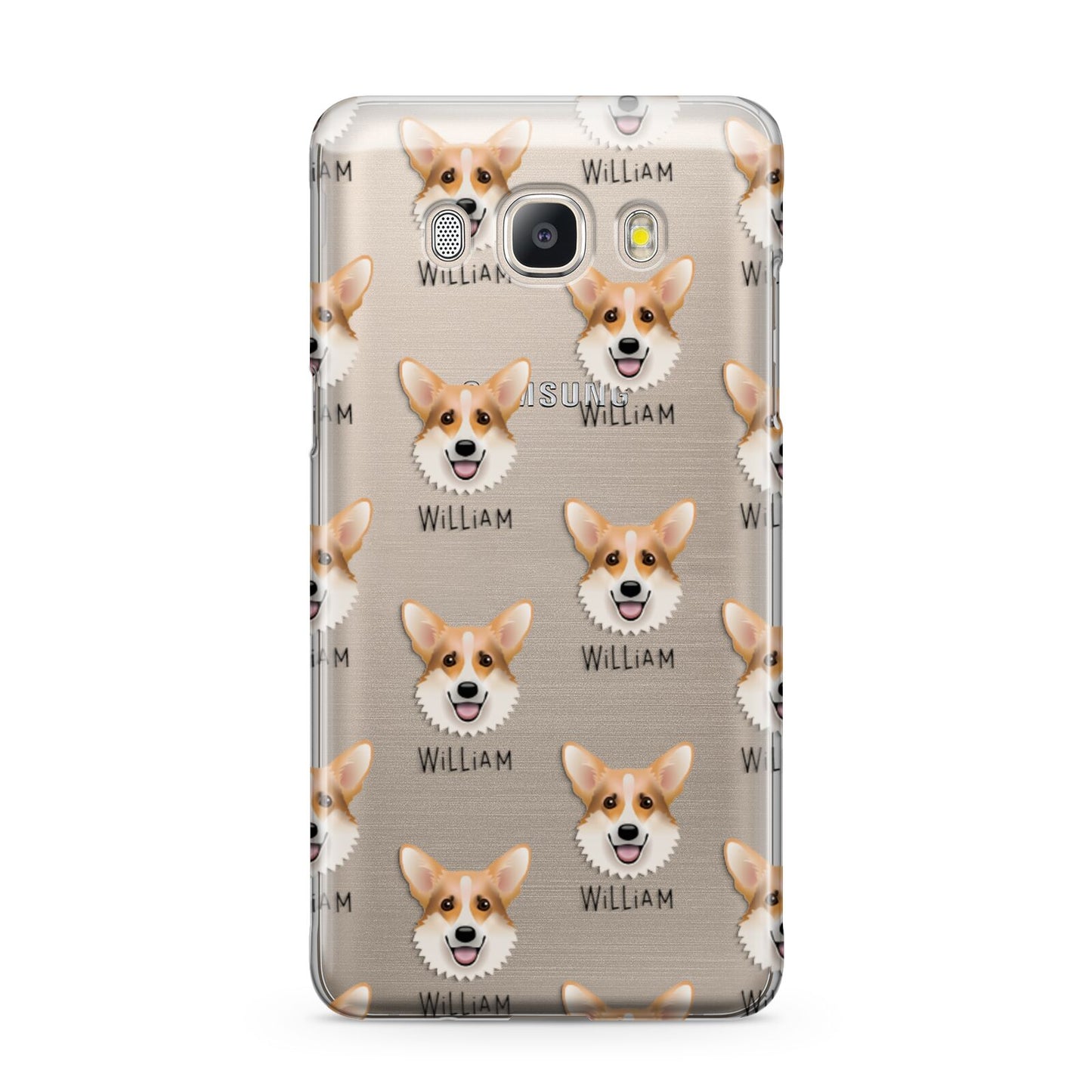 Corgi Icon with Name Samsung Galaxy J5 2016 Case