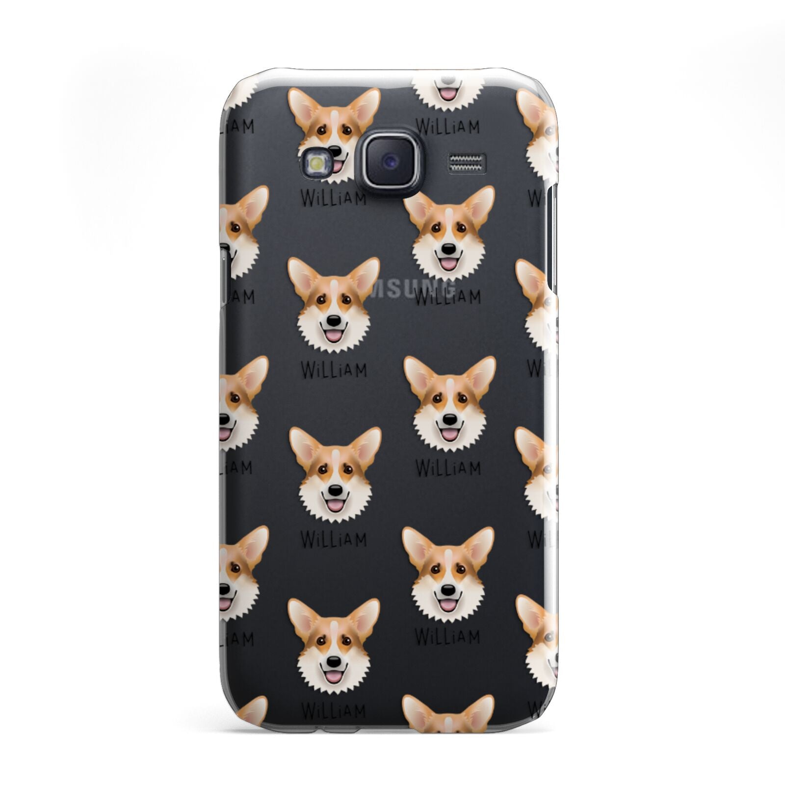 Corgi Icon with Name Samsung Galaxy J5 Case