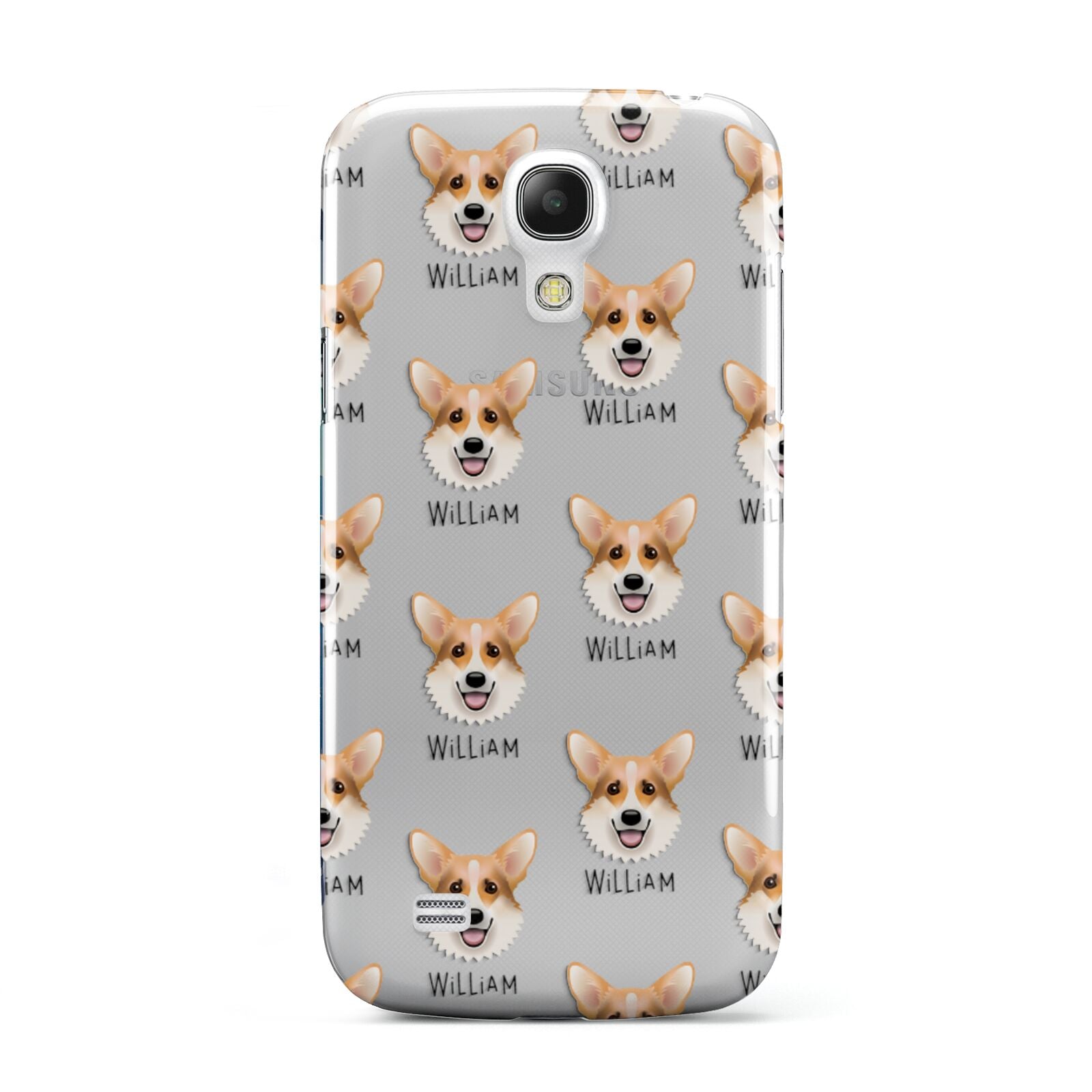 Corgi Icon with Name Samsung Galaxy S4 Mini Case