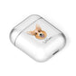 Corgi Personalised AirPods Case Laid Flat