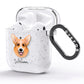 Corgi Personalised AirPods Glitter Case Side Image