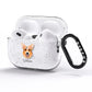 Corgi Personalised AirPods Pro Glitter Case Side Image