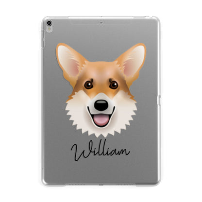 Corgi Personalised Apple iPad Silver Case