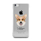 Corgi Personalised Apple iPhone 5c Case