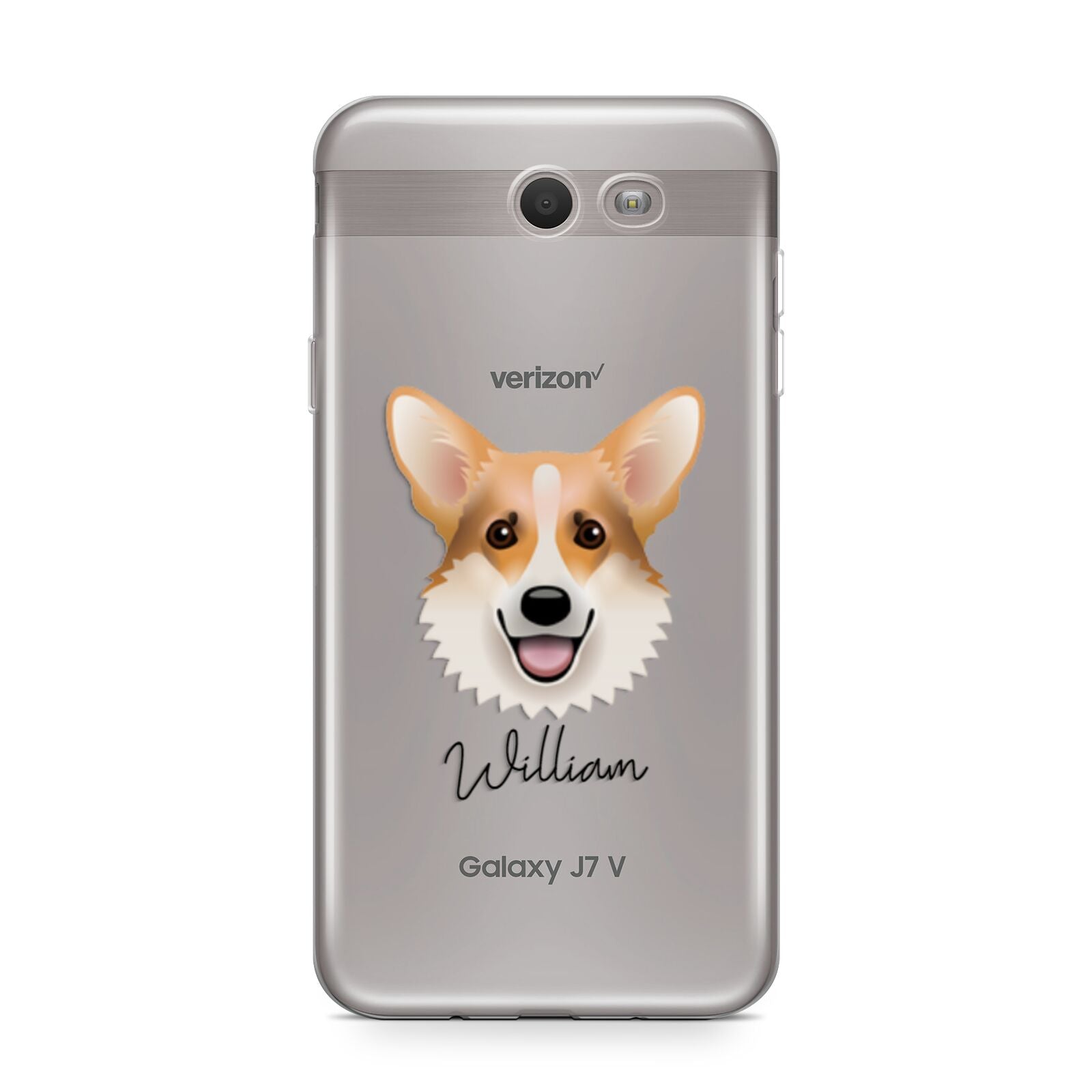 Corgi Personalised Samsung Galaxy J7 2017 Case