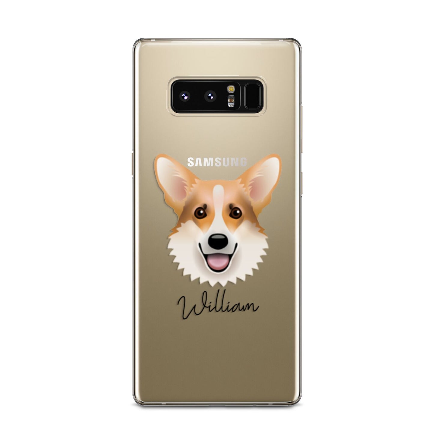 Corgi Personalised Samsung Galaxy Note 8 Case