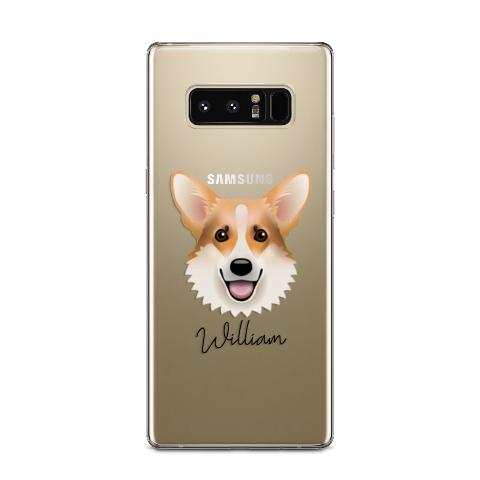 Corgi Personalised Samsung Galaxy Note 8 Case